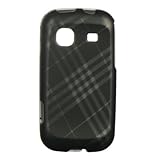 Smoke Diagonal Check Protector Case Phone Cover for Samsung Trender Sprint