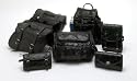 Genuine Buffalo Leather 7-Piece Motorcycle Saddlebag Luggage Set