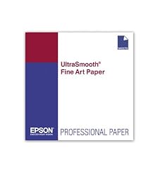 Epson UltraSmooth Fine Art Paper, 17 x 22 Inch, 25 sheets (S041897)