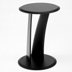 Black Eurostyle Arturo Round End Table