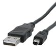 Kodak U-4 Compatible USB Data Cable w/ Ferrite, Black