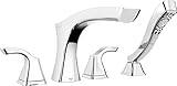 Delta Faucet T4752 Tesla Roman Tub with Hand Shower Trim with H2Okinetic Technology, Chrome [並行輸入品]