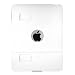 White Mivizu iPad Kickstand Case Hard rubber skin cover for iPad Wifi and iPad 3G 16gb 32gb + Bonus Screen Protector