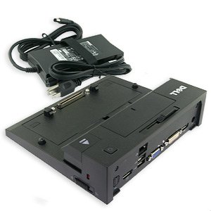 DELL E-Port Replicator with 130-Watt Power Adapter Cord for Select Dell Latitude E-Family Laptops / Precision Mobile WorkStations[Dell PN: 430-3113]