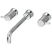 American Standard 2064.451.002 Serin Double-Handle In-Wall Mount Lavatory Faucet, Chrome