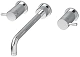 American Standard 2064.451.002 Serin Double-Handle In-Wall Mount Lavatory Faucet, Chrome
