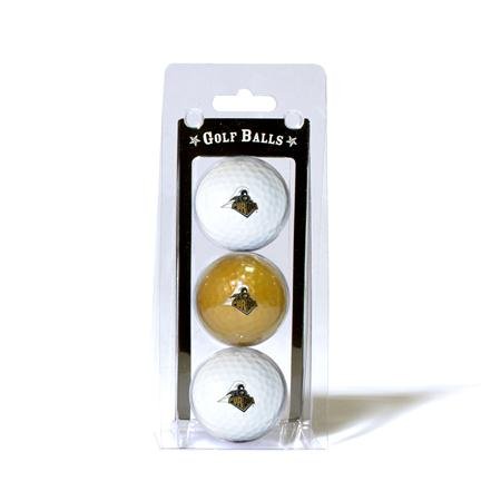 Purdue Boilermakers Ncaa Team Logo 3 Golf Ball Pack