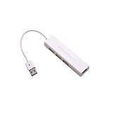 Generic USB 2.0 Wifi to RJ-45 LAN Ethernet Adapter with 3 Ports HUB for Andriod TV Box MAC Mini PC