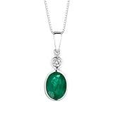 Emerald and Diamond Pendant