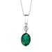 Emerald and Diamond Pendant