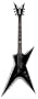 Dean Stealth Electric Guitar with Case (Two Tone Silver Blast)