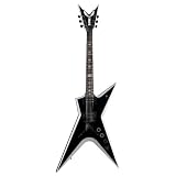 Dean Stealth Electric Guitar with Case (Two Tone Silver Blast)