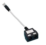 Data & voice Cat 5e RJ45 cable economiser/splitter