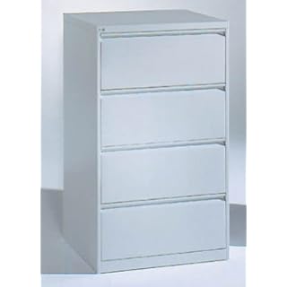 Hängeregistratur-Schrank, 4 Schubladen 2x DIN A4, HxBxT 1350x840x620 mm
