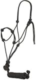 Knotted Rope Training Halter Black
