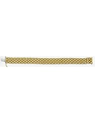 11mm 14k Panther Style Bracelet 7"