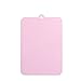 FaSoLa Plastic Cutting Boards Non-Slip Children Learning Cooking Cutting Mats with 4 Color(13.8x9.1x0.1 Inch, Pink)