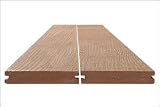 Composite Decking Prestige Series - Grooved Board Walnut / 1 in.x5 3/8 in.x16' Composite Decking Prestige Series - Grooved Board Walnut / 1 in.x5 3/8 in.x16'