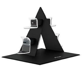 KONNET PS3 and Xbox 360 Power Pyramid Charger – Charging and Storage Dock for Game Controllers
