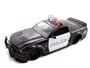 Jada Toys 1/24 Scale Diecast Heat Series 2007 Shelby Gt-500 Police CAR with Police Lights in Color Black and White