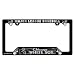 Chicago White Sox Black Plastic License Plate Frame
