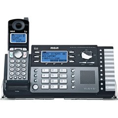 RCA 25250RE1 2-Line DECT 6.0 Cordless Speakerphone with Digital Answering System and Caller ID