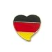 Produkt-Bild: Patrioten Herz DEUTSCHLAND Sport Fan Trend Metall Button Pin Pins Anstecker 380