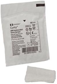 COVIDIEN Curity AMD Antimicrobial Dressing 4 X 4" Sterile (#2533-TR, Sold Per Tray)