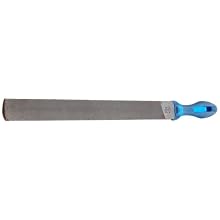 PFERD Hand File with Handle, American Pattern, Single Cut, Half-Round, Coarse, 14" Length, 1-3/8" Width, 11/32" Thickness