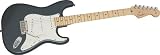 Fender American Standard Stratocaster&Acirc;&reg; Electric Guitar, Charcoal Frost Metallic, Maple Fretboard