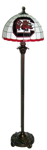 South Carolina Gamecocks Stained Glass Floor Lamp