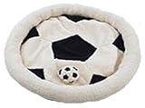 Bark Like Beckham Soccer Shape Pet Dog Cat Bed - Perfect for World Cup & Soccer Fan
