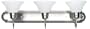 Yosemite Home Decor 4993-3SN 30-Inch 3-Light Bathroom Vanity, Satin Nickel