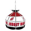 NHL New Jersey Devils Stained Glass Tiffany Lamp - 16 inch diameter