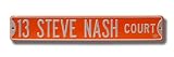 PHOENIX SUNS 13 STEVE NASH COURT Authentic METAL STREET SIGN (6 X 36)