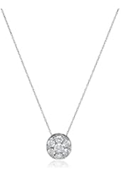 14k Diamond Chain Pendant Necklace (1cttw, H-I Color, I1-I2 Clarity), 18"