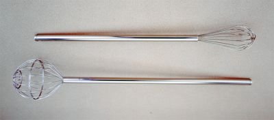 "Kettle Whip , Stainless Steel 40"""