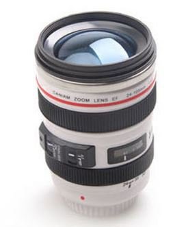 【本物そっくり】 キャノン カメラレンズ パロディ タンブラー 楽しく飲める！マグカップ パーティーや飾りにも使える