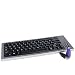 Video Games : USB/PS2 81-Key Mini Keyboard (Silver)