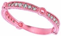 14K Pink Gold Diamond ring (clarity: SI2 color: G-H)