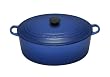 Le Creuset Enameled Cast-Iron 5-Quart Oval French Oven, Cobalt