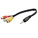 Uxcell a12070200ux0053 Connector Male to Female Adapter Audio Video Cable