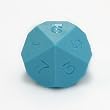 GameScience Turquoise Blue d10, no ink