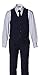 Boys Slim Fit Navy Blue Suit in Toddlers to Boys Sizing