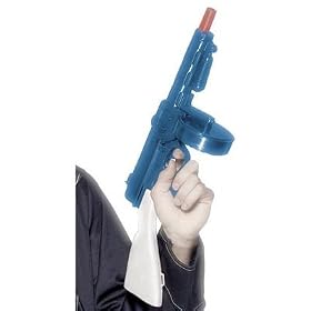 Plastic Toy Tommy Gangster Gun for Fancy dress