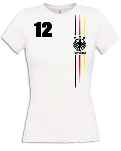 DEUTSCHLAND FUSSBALL WM 2014 FANSHIRT 3001(F) Gr. L