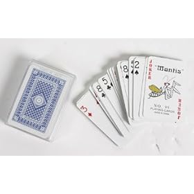  2 inch Mini Playing Cards In Plastic Box (1 Dozen)