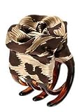 L. Erickson USA Small Covered Jaw 100% Silk Charmeuse - Jaguar