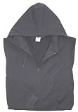 Russell Dri-Power Zip Front Hooded Sweatshirt In Black Or Navy