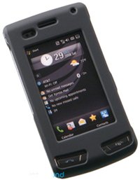 LG Incite CT810 Black Rubber Feel Hard Case+Belt Clip+Screen Protector